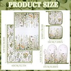 Kitchen Towel Set  6 Floral Dish Towels Oven Mitts  Multicolor