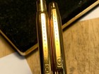 Vintage Centennial Ball Point Pen   Mechanical Pencil Set Gold Tone Boxed Usa