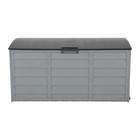 75 Gallon Outdoor Storage Box Rattan Garden Cushion Organizer Patio Deck Cabinet