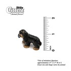 Little Critterz Dog - Cocker Spaniel  teddy  - Miniature Porcelain Figurine