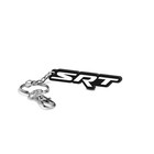 Srt Logo Custom Laser Cut With Uv Full-color Printing Acrylic Charm Key Chain