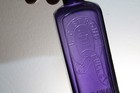 Savannah Ga Medicine Bottle  L C Strong Amethyst Purple 5  