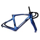 Dogma F12 Blue Racing Bike Frame Carbon Fork Set Size 44