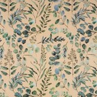  Eucalyptus Leaf Gift Wrapping Paper  17 Inches X 32 8 Feet  Mini Roll  Kraft 