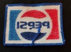 Vintage Rectangular Pepsi Uniform Patch - Red  White  And Blue - New Old Stock