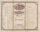 1896 International Gold Mining   Milling Co  Antique Stock Certificate Colorado