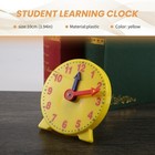 4 Inch Student Learning Clock Time Model Teacher Gear Clock 12 24 Hour3981