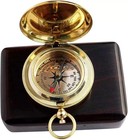 Antique Vintage Brass Pocket Compass Brass Nautical Compass Marine Compass Gift