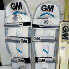 Gm  Original Batting Pads Large Men Rh  Gloves Rh   Gm Aura Cricket Bat
