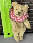 Rare Sweet Early Antique C 1900s Steiff Miniature Bear 5    W old Long F Button