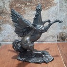 Veronese Pegasus Winged Horse Bronze Metal Sculpture 1999