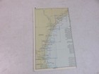 Vintage 1981 Nautical Chart Map Atlantic   Gulf Coasts Folded