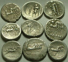 1 Rare Genuine Ancient Roman Silver Coin Republican Denarius Roma Apollo Horses