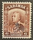 Travelstamps  Sarawak Stamps Scott  163 Mint  Og  Hinged  6c Crown Op Stamp Mogh