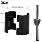 Wire Shelf Clips For 3 4  Post  Wmdxf Shelving Lock 25 Black 