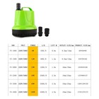 Submersible Water Pump For Pond Aquarium Hydroponics Fish Tank Fountain