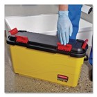 Rubbermaid Commercial Hygen Charging Bucket  6 8 Gal  Yellow