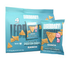 Legendary Foods Popped Protein Chips - Ranch 4 Pack   Protein Snack   Gluten-fre