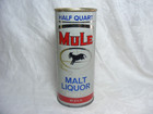 Vintage Steel Beer Can Mule Malt Liquor Beer 16oz Pull Tab