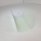 Vintage Glass U Bar Light Shade Channel Rectangle 7 5 X 4 In New Old Stock Nos