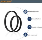 Jedeleos Replacement Belt Set For Bissell Proheat 2x Upright And Black 
