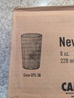 Cambro Nt8152 Newport Clear 8 Oz  Fluted Tumbler - Pk 36