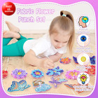 Poke Art For Kids Ages 4-8 - Diy Crafts Kit Flower Bouquet 6 7 8 9 10 11 12 Year