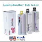 Light Medium Heavy Body Impression Material Dental Vps Fast Set 50ml Cartridges