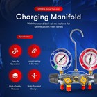 For Yellow Jacket 49968 4-valve Test And Charging Manifold Gauges R-22 404a 410a