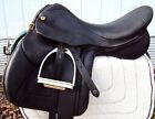 Rare Crosby Exselle English jump Monoflap Saddle- 17 5  Seat -beautiful  Excelle