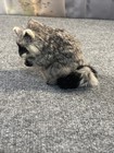 Raccoon Figure Furry Lifelike Figurine Soft Real Rabbit Fur 4 5 