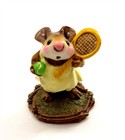 Wee Forest Folk Tennis Anyone  Ms-13 With Box 1984 Retired Annette Petersen