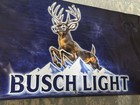 Busch Light Deer Banner 48x20 Hunting Banner Buck Wall Decor Man Cave Garage