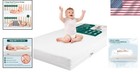 Breathable Dual-sided Memory Foam Crib Mattress With Waterproof Cover  52 x27 5 