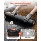 Uimoso 4mil Plastic Sheeting Roll 10 X 100 Ft Durable Polyethylene Film Black