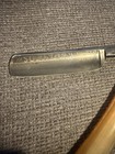 Vintage Solingen Germany Straight Razor Etched Blade Barber Shaving Tool Rare