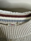 Fashory Men s Cable Knit Colorblock Crewneck Pullover Sweater Lightweight M