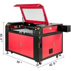 Co2 100w Industrial Laser Engraver Water Chiller Digital Control For Wood 