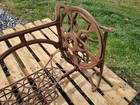Antique Standard Cast Iron Legs Short Base Treadle Sewing Machine Table Base
