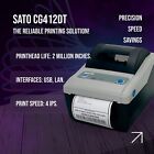 Sato Cg412dt Thermal 4x6 300dpi Network Label Printer - Similar To Zebra Zp450