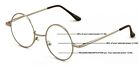 Progressive No Line Multifocus Round Metal Reading Glasses     Tri-focal Reader Fo