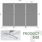 3 Panel Room Divider  6 Ft Tall Folding Privacy Screen Freestanding Room Partiti