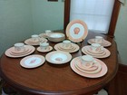 Victoria   Beale Atlantis 40 Pc Set Place Settings For 8 Plates Bowls Seashells