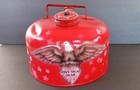 Vintage Eagle Gas Can Hand-painted Patriotic Eagle Don t Tread On Me