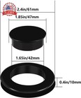 2 Pieces Silicone Patio Table Umbrella Hole Ring Plug And Cap Set For Outdoors P