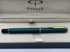 Outdated Parker Vintage 88 Series Fountain Pen Green Color Fine Nib No Box