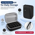 15 Slot Peptide Insulin Vial Storage Case Eva Foam Fridge Organizer Black Travel
