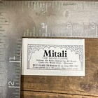 1998 Mitali Fine Indian Cuisine Vintage Restaurant Print Ad West Village Nyc
