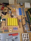 Model Train Parts Lot  Wires  Cars  Broken Parts For Repairs