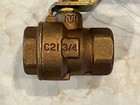 3 4  Fnpt Lead-free Bronze Brass Full-port Ball Valve  600 Wog  150 Wsp  Usa